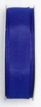 taffeta ribbon wired edge, blue